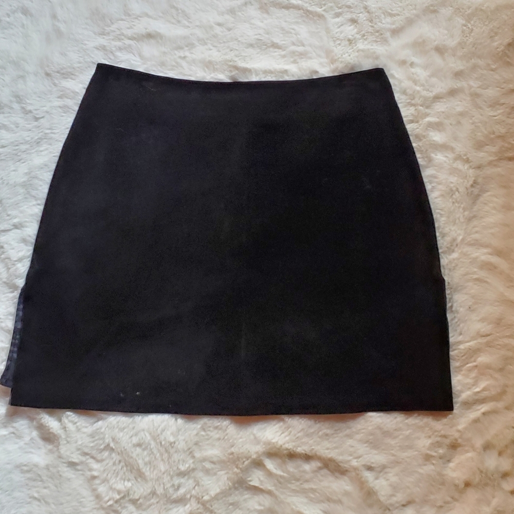 Vintage leather skirt